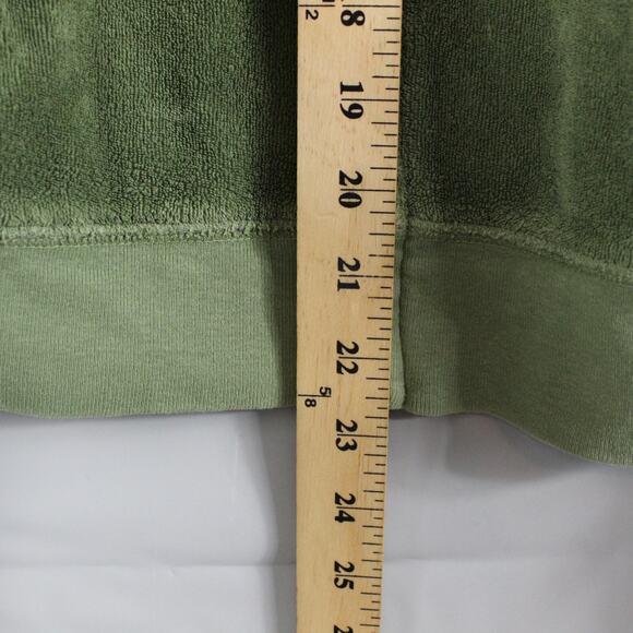 Vintage Y2K Juicy Couture M L Terry Cloth Tracksuit Flare Green Cargo Pocket - Picture 9 of 16